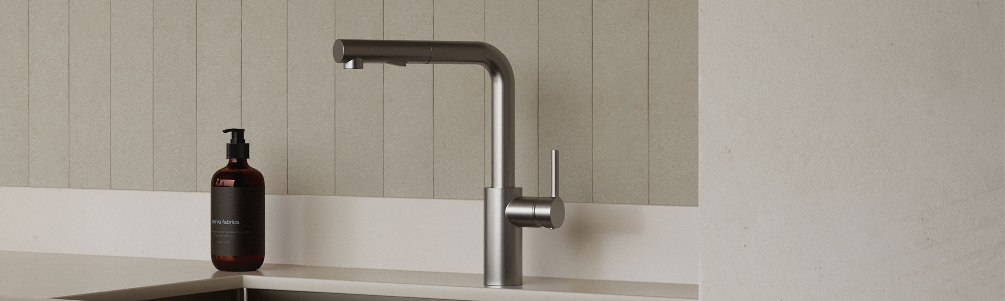 High-end kitchen faucet with handshower